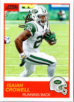2019 Score Isaiah Crowell #153