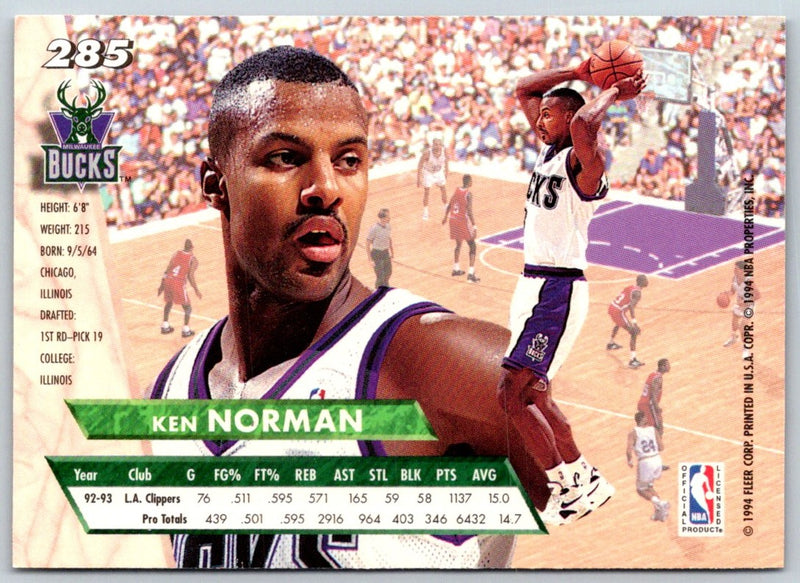 1993 Ultra Ken Norman
