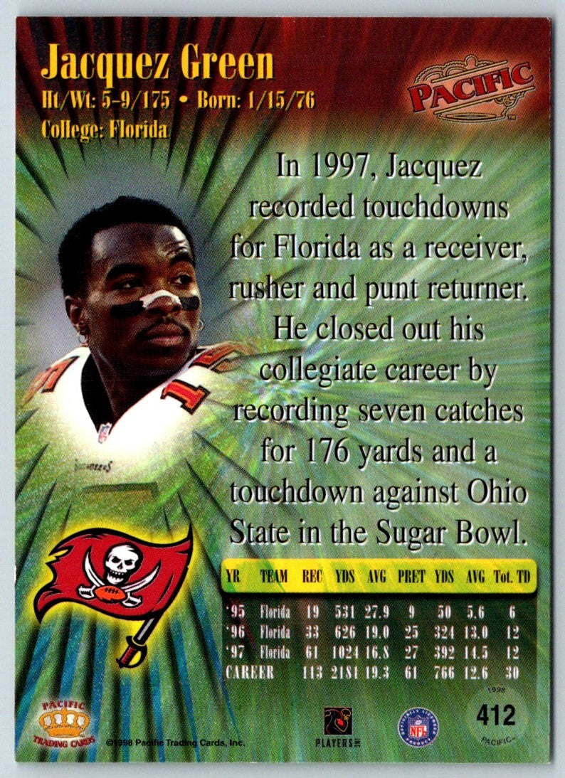 1998 Pacific Jacquez Green