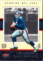 2002 Fleer Genuine Kerry Collins #102