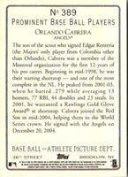 2006 Topps Turkey Red Orlando Cabrera #389
