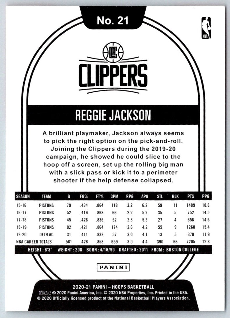 2019 Hoops Reggie Jackson