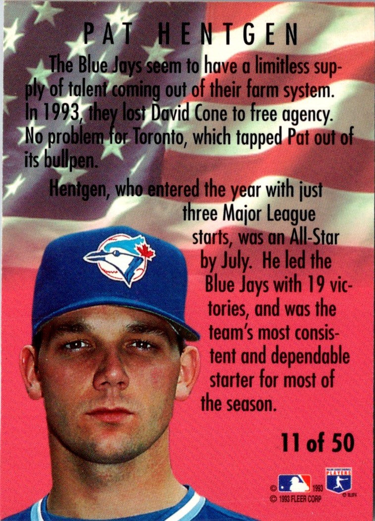 1994 Fleer All-Stars Pat Hentgen