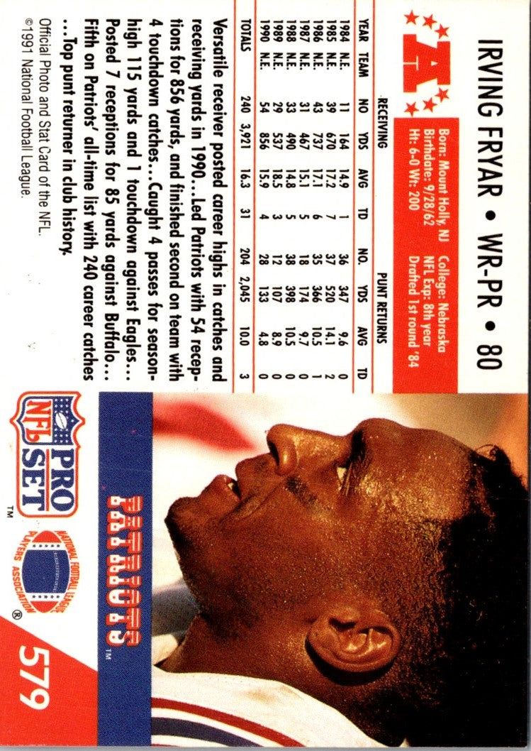 1991 Pro Set Spanish Irving Fryar