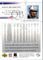 2001 Upper Deck Steve Beuerlein #25
