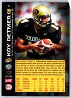 1997 Score Board Sb Koy Detmer #5
