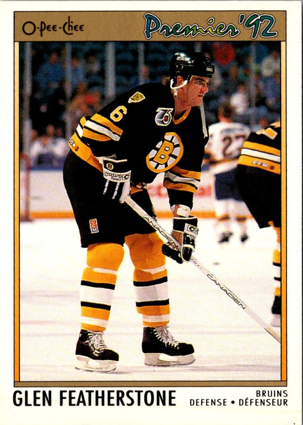 1991 O-Pee-Chee Premier Glen Featherstone #66