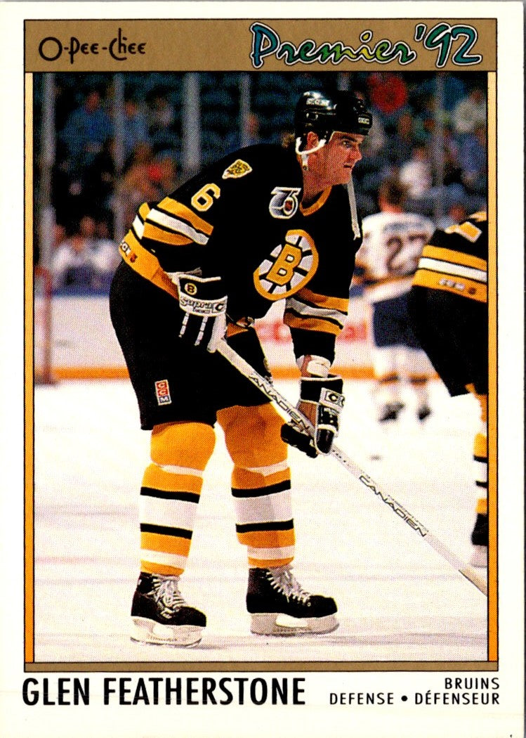 1991 O-Pee-Chee Premier Glen Featherstone