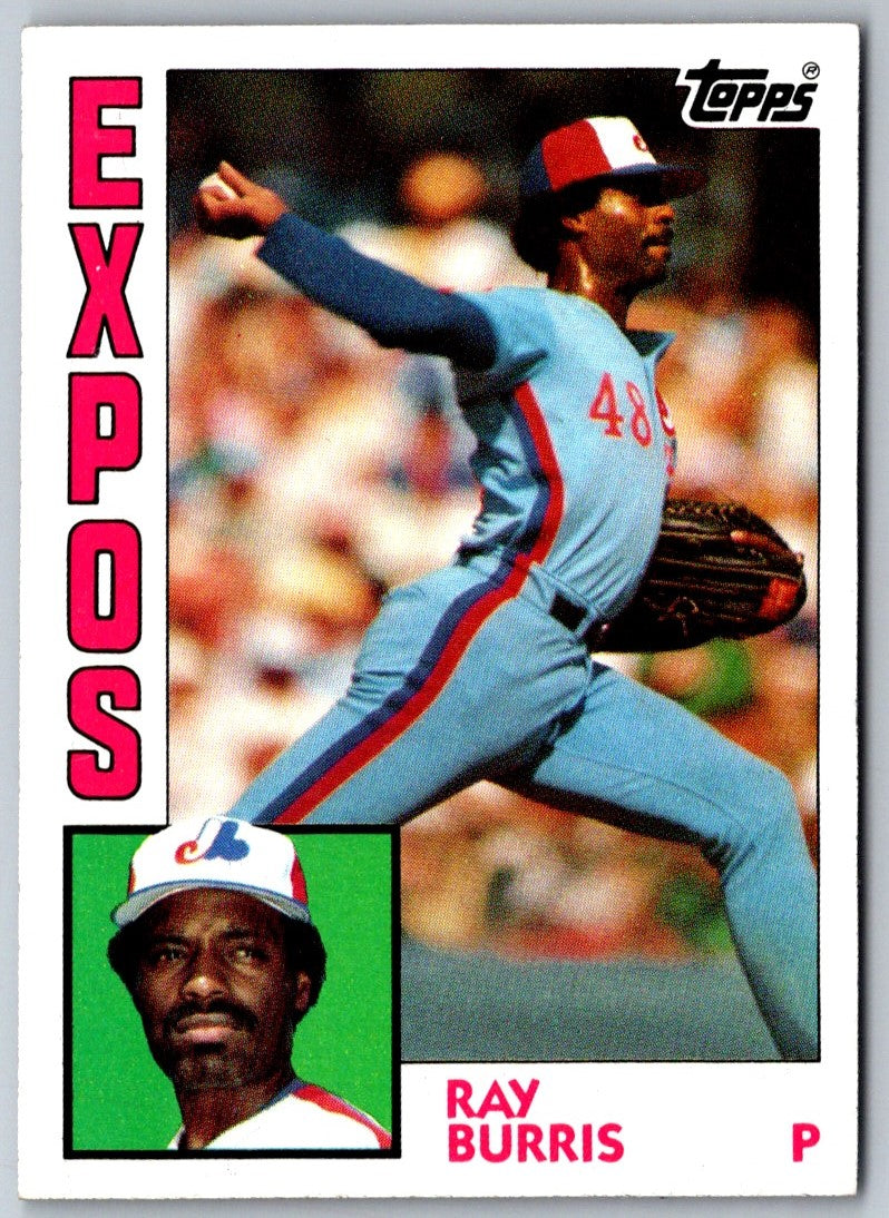 1984 Topps Ray Burris