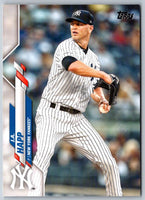 2020 Topps 582 Montgomery J.A. Happ #419