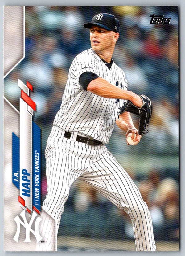 2020 Topps 582 Montgomery J.A. Happ #419