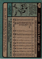 1980 Topps Dennis Lamp #54