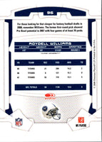 2008 Leaf Rookies & Stars Roydell Williams #96