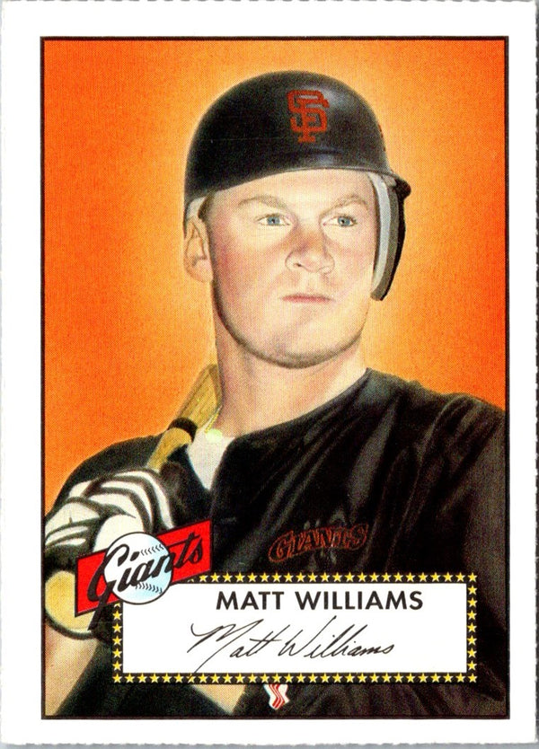 1991 Topps Magazine Matt Williams #TM 35