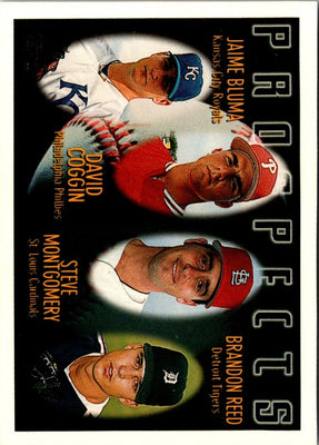 1996 Topps Jaime Bluma/Dave Coggin/Steve Montgomery/Brandon Reed #431 Rookie