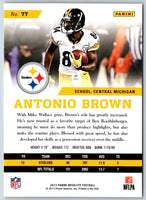 2013 Panini Absolute Antonio Brown #77