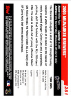2006 Topps Milwaukee Brewers #281