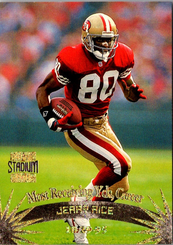 1996 Stadium Club Golden Moment Jerry Rice #175