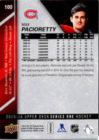 2015 Upper Deck Max Pacioretty #100