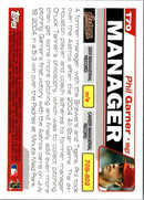 2004 Topps Traded & Rookies Phil Garner