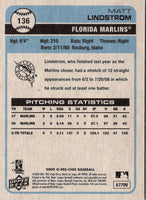 2009 O-Pee-Chee Matt Lindstrom #136