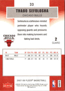 2007 Fleer Thabo Sefolosha