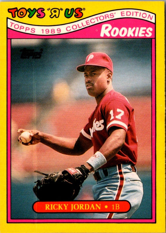 1989 Topps Toys'R'Us Rookies Ricky Jordan #17