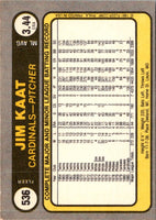 1981 Fleer Jim Kaat #536 NM-MT+