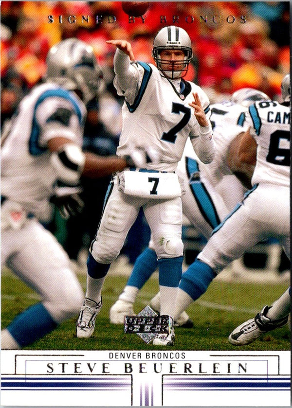 2001 Upper Deck Steve Beuerlein #25