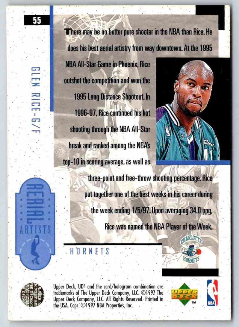 1998 Upper Deck Glen Rice