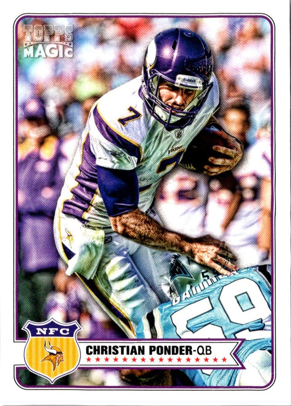 2012 Topps Magic Christian Ponder #161
