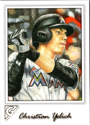 2017 Topps Gallery Christian Yelich #121