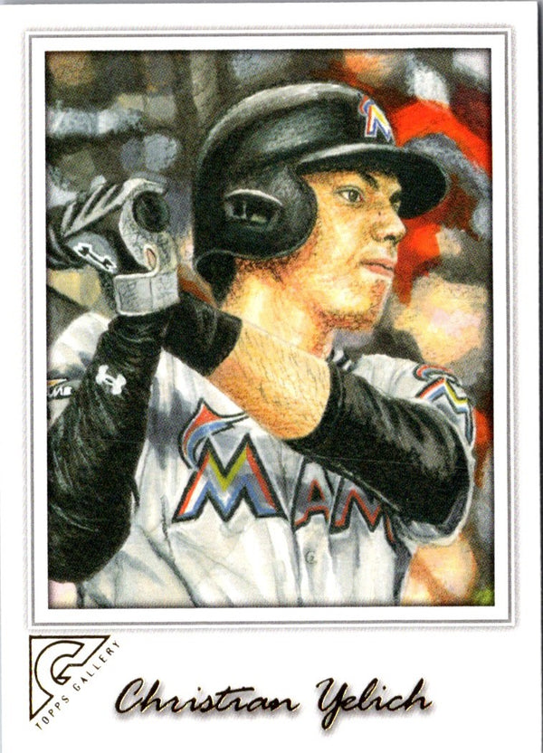 2017 Topps Gallery Christian Yelich #121