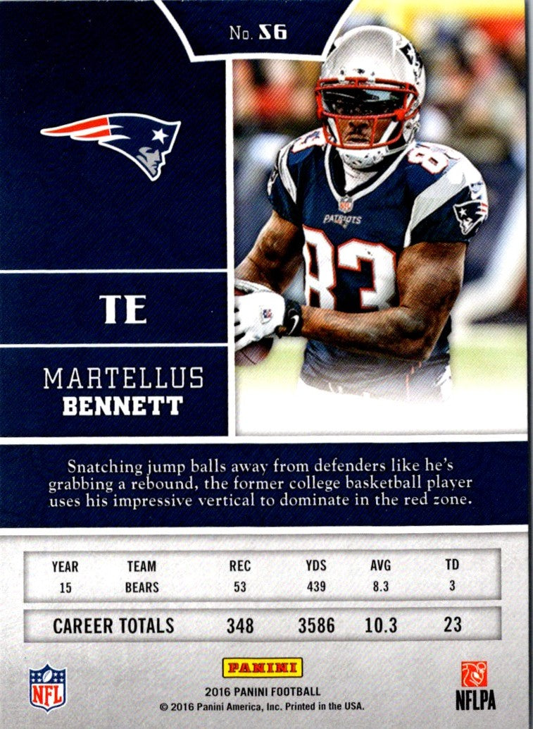 2016 Panini Chivalry Martellus Bennett