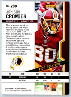2018 Panini Playoff Jamison Crowder #200