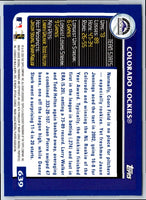 2003 Topps Colorado Rockies #639