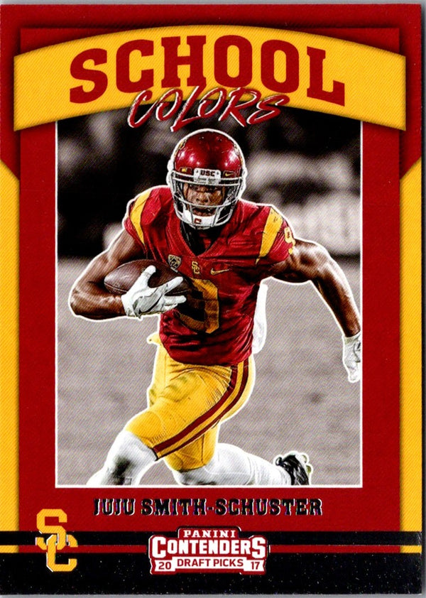 2017 Panini Contenders Draft Picks School Colors JuJu Smith-Schuster #5