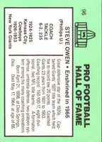 1985 Football Immortals Steve Owen #96