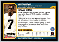 2000 Bowman Marcus Knight #207 Rookie
