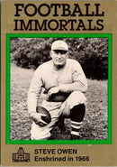 1985 Football Immortals Steve Owen