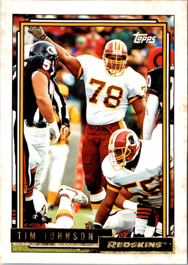 1992 Topps Tim Johnson #74