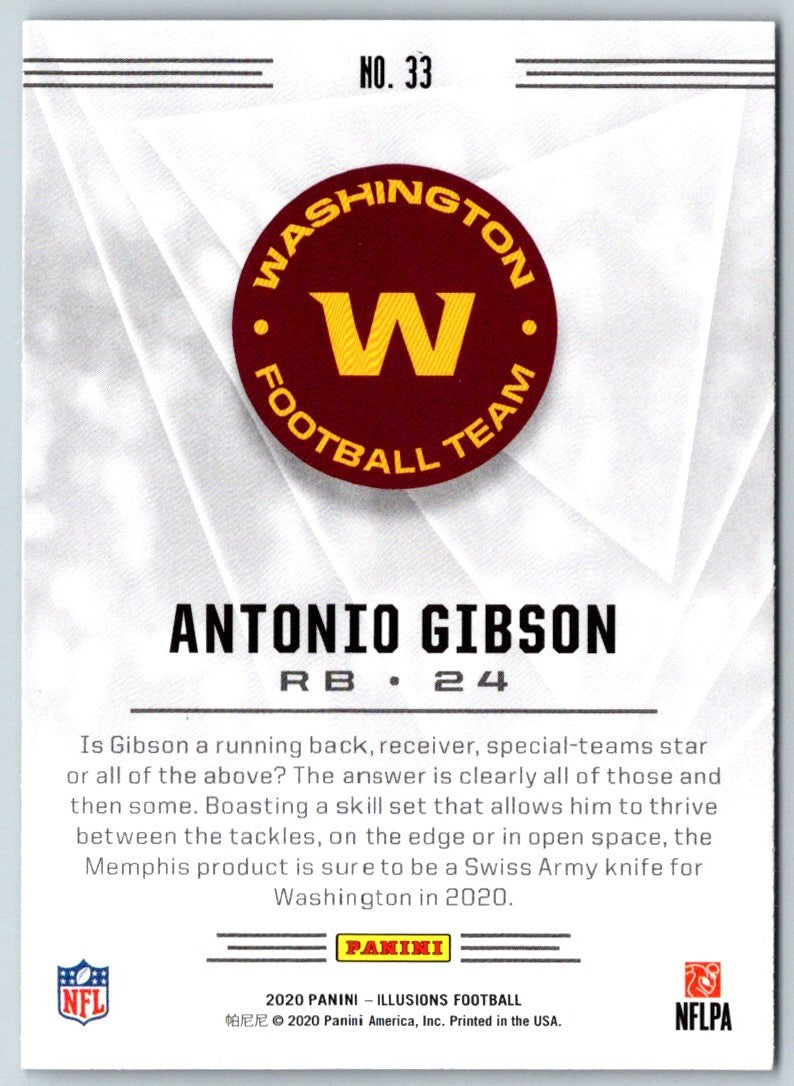 2020 Panini Illusions Antonio Gibson