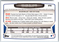 2013 Bowman Kelvin De Leon #BP86