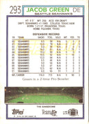 1992 Topps Jacob Green