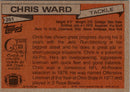 1981 Topps Chris Ward