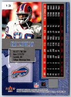 2001 Fleer Genuine Eric Moulds #13