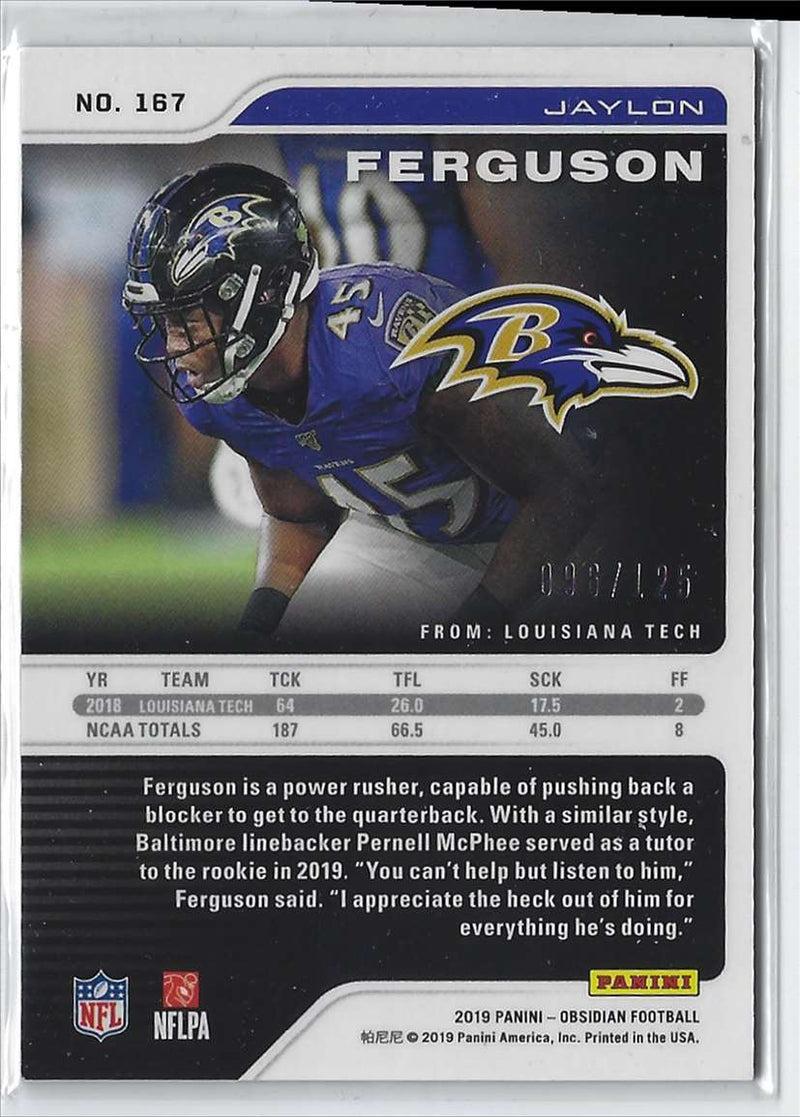 2019 Panini Absolute Black Galaxy Jaylon Ferguson