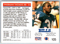 1990 Proset Thurman Thomas #105