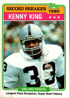 1981 Topps Kenny King #333