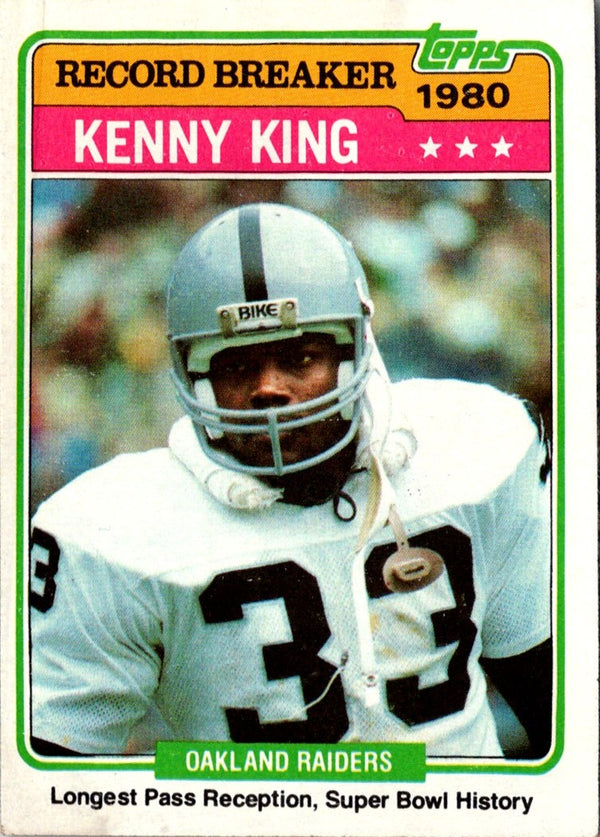 1981 Topps Kenny King #333